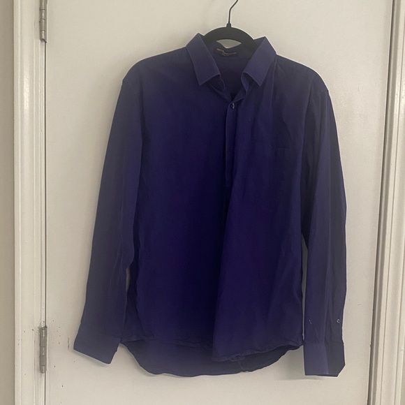 Louis Philippe Rich Purple Casual Shirt - Picture 1 of 3